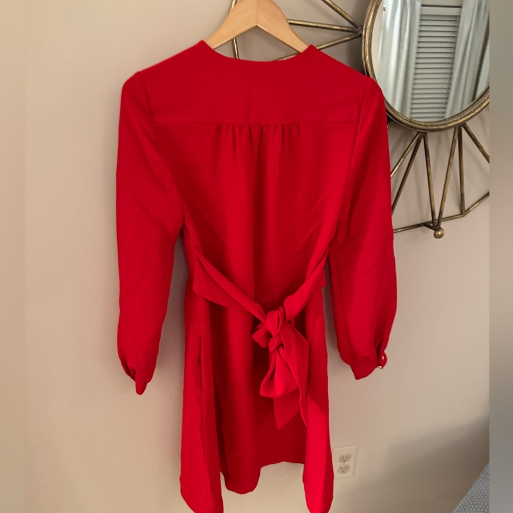 Kate spade red wrap dress